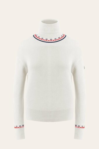 ALBA KNIT PULLOVER - WHITE, XS