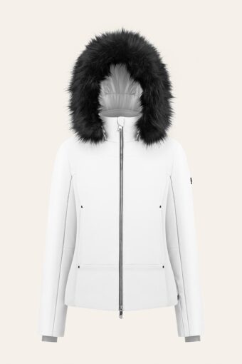 ELINE STRETCH SKI JACKET - WHITE, XS