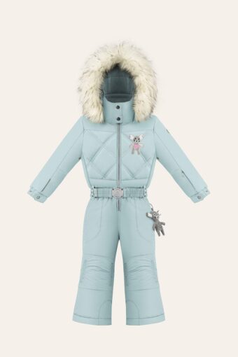 JOYCE SKI OVERALL - ALOE BLUE, 2 years
