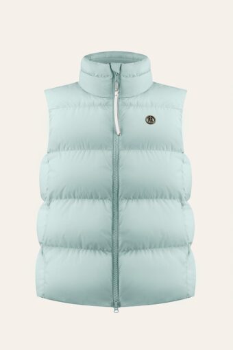 CAMILA DOWN VEST - ALOE BLUE, XS