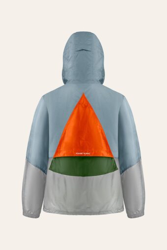 FRED : COUPE-VENT SUPER LÉGER MULTICOLORE UNISEXE ADULTE - GRIS HYDRO, S