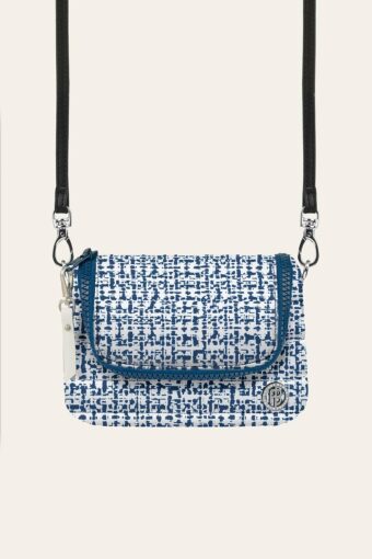 POUCI BELT BAG - TWEED GOTHIC BLUE, One size