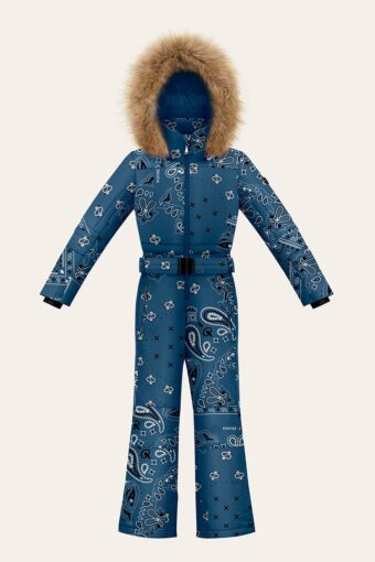 COMBINAISON DE SKI JENNY PAISLEY - PAISLEY BLUE, 8 ans