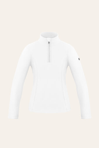 ROMY FLEECE SWEATER - WHITE, 8 years