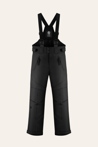BILL DETACHABLE SKI BIB PANTS - BLACK, 8 years