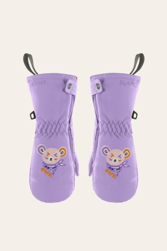 MIMI SKI MITTENS - LAVENDER PURPLE, 2 years