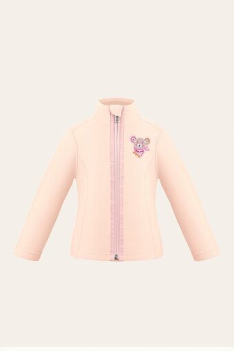 RUBY MICRO FLEECE JACKET - BABY PINK, 18 months