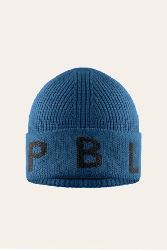 BINI KNIT BEANIE BABY - TWILIGHT BLUE, One size