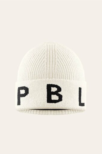 BINI KNIT BEANIE JUNIOR UNISEX - WHITE, One size