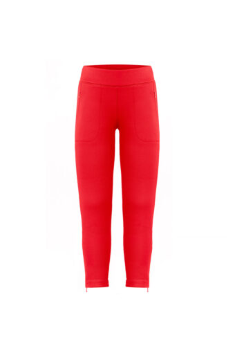 Pantalon en polaire extensible à coupe ajustée Junior fille - SCARLET RED 8, 12 ans