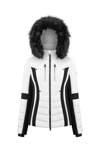 Veste de ski stretch Femme - WHITE-BLACK 3, S