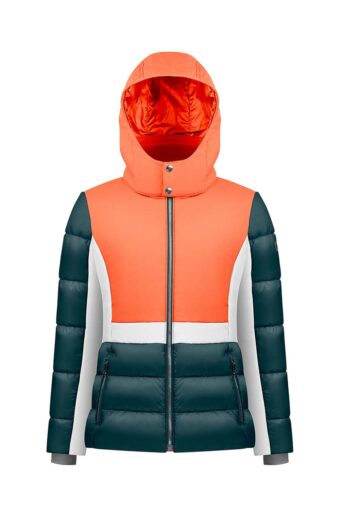 Veste de ski stretch mécanique Femme - MANDARIN ORANGE, S