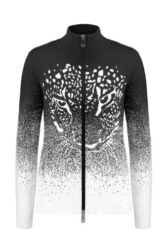 Veste en maille Femme - BLACK-WHITE 3, XS