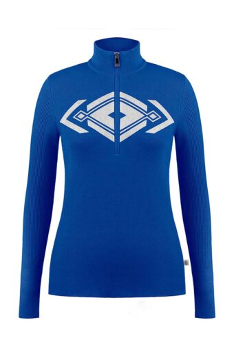 Pull-over en maille Femme - INFINITY BLUE, XL
