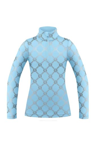 Sous-vêtement à manches longues Femme - MONOGRAM STARLIGHT BLUE, L