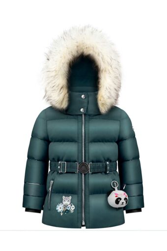 Synthetic Down Ski Jacket Petite fille - EVER GREEN, 6 ans