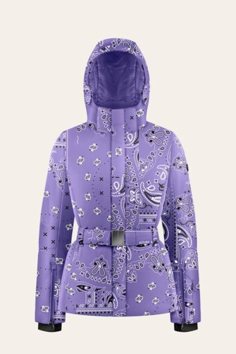 JOANA PAISLEY SKI JACKET - PAISLEY PURPLE, XS