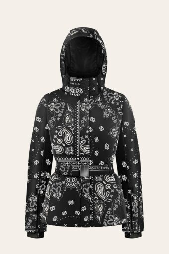 VESTE DE SKI  JOANA PAISLEY - PAISLEY BLACK, S