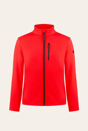 HARY FLEECE JACKET - SCARLET RED, M