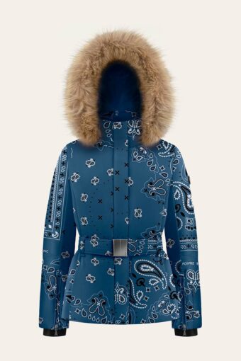 VESTE DE SKI  JOANA PAISLEY - PAISLEY BLUE, 8 ans