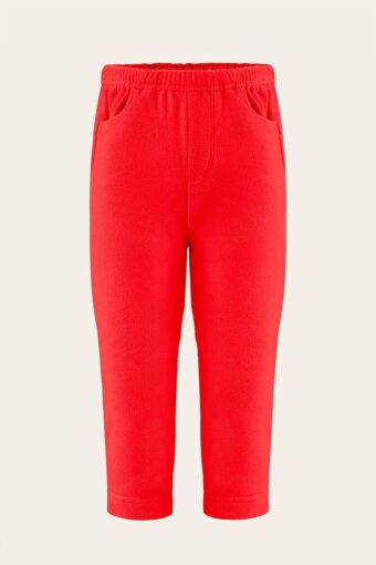 PANTALON MICRO POLAIRE ROBY - SCARLET RED, 18 mois