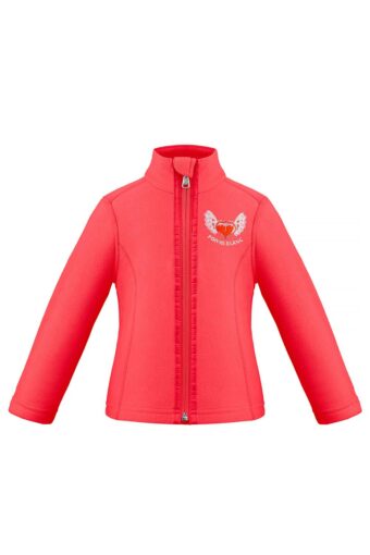 Veste en polaire avec broderie Petite fille - TECHNO RED 2, 18 mois