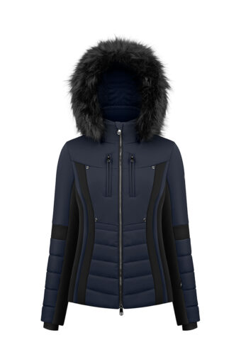 Veste de ski stretch Femme - GOTHIC BLUE-BLACK, S