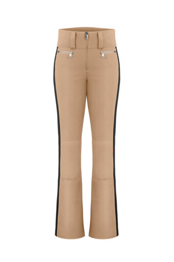 Pantalon de ski stretch Femme - ALMOND BROWN-BL, S