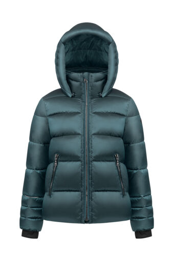 Synthetic Down Ski Jacket Junior fille - EVER GREEN
