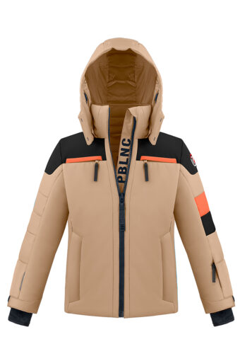 Veste de ski Junior garçon - MULTICO ALMOND, 10 ans